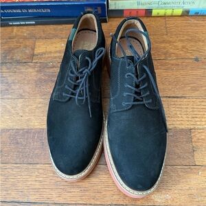 G.H. Bass & Co. Black Suede Women's Bucs Sz 8